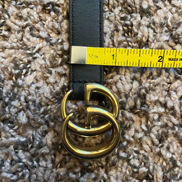 Gucci Thin Leather Belt (Waist Size 27"-31") with Dust Bag - Picture 8 of 8